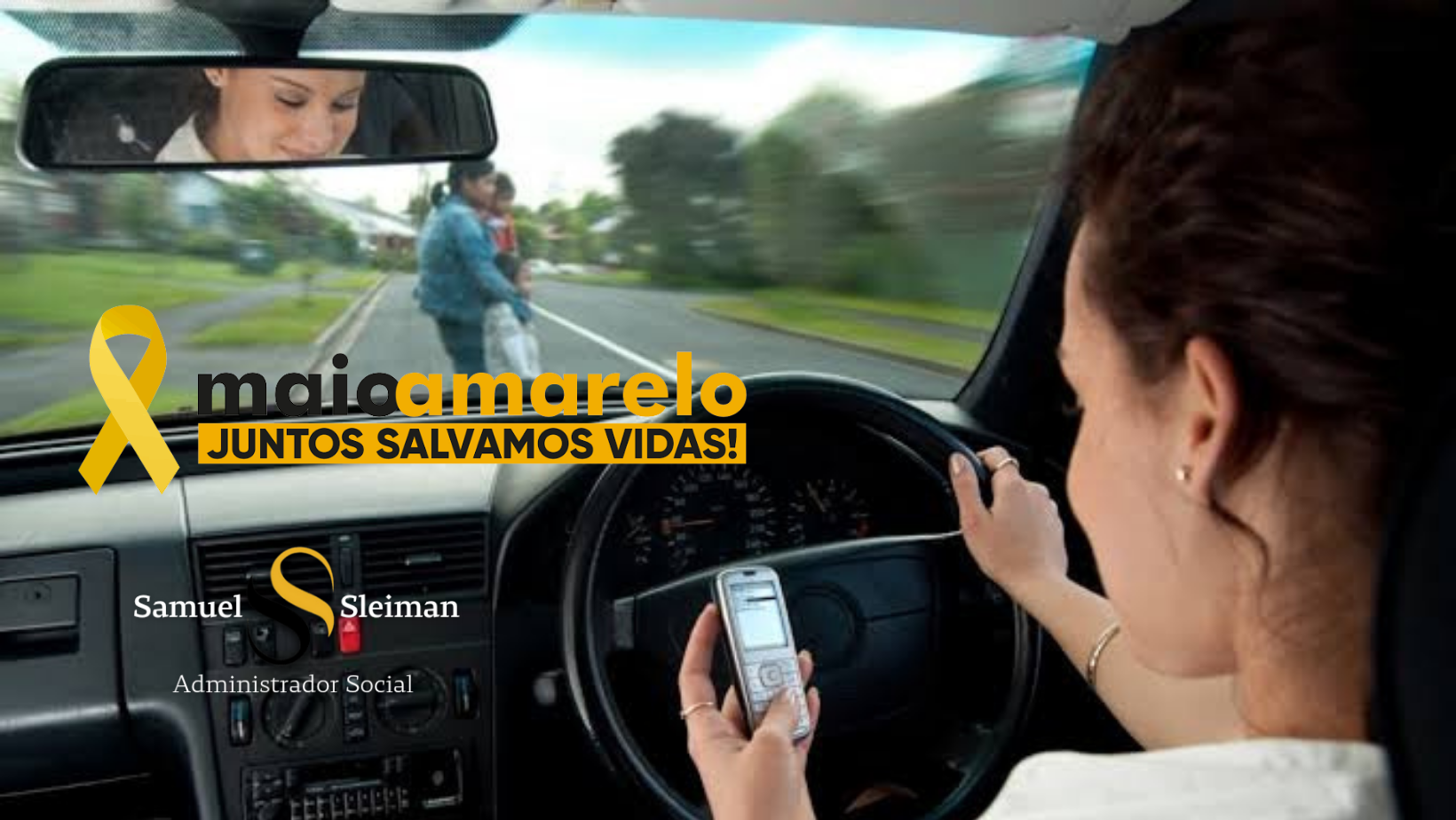 Celular ao volante quadruplica os riscos de acidente