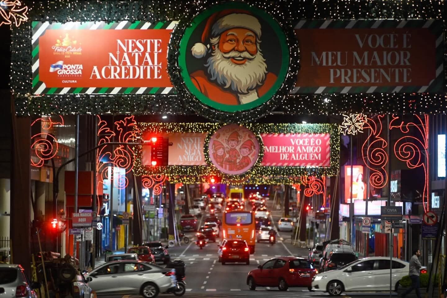 Natal em Ponta Grossa: quando a arte encontra a cidade real